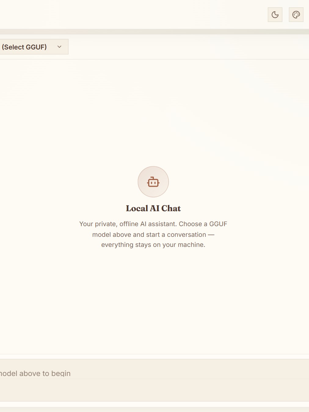 The onetoeight Local Studio, running offline.